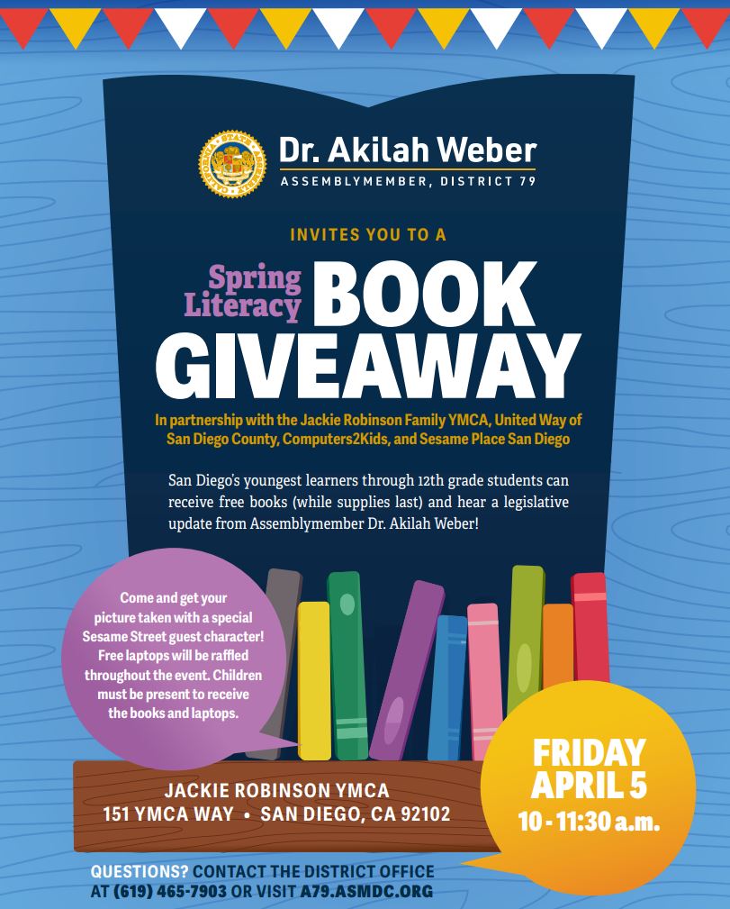book giveaway flyer