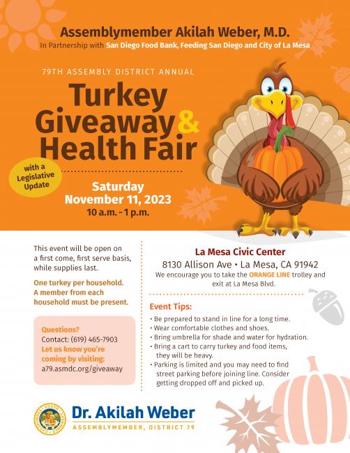 Annual Turkey Giveaway & Health Fair
