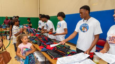 Backpack Give-a-Way Event